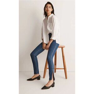 Madewell High Rise Roadtripper Skinny Jeans Slit Hem Size 25 NH679